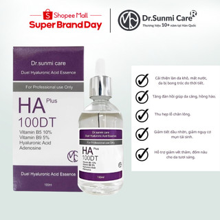 Combo Serum cấp ẩm phục hồi da và Kem dưỡng Dr.Sunmi Care HA Plus 100DT 100ml