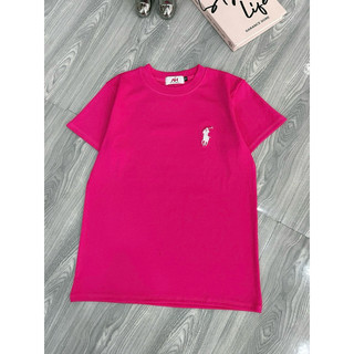 [ PHOM < 60kg ] Áo thun nữ PHOM ÔM Cổ Tròn thêu ( Thêu ngựa cổ tròn M60 )