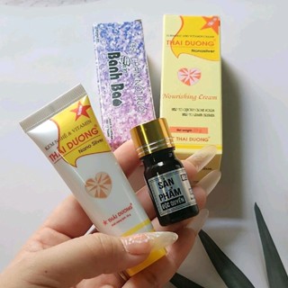 COMBO : Gel Xoá Nốt Ruồi - Mụn Cóc Và kem nghệ Thái Dương hổ trợ mờ sẹo thâm