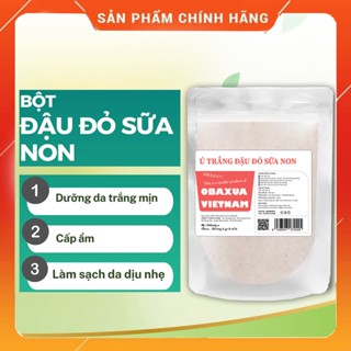 Bột trà xanh đậu đỏ hữu cơ Obaxua nguyên chất sạch mịn - Mặt nạ bột giúp bóc bã nhờn - Dưỡng trắng - Làm sạch sâu