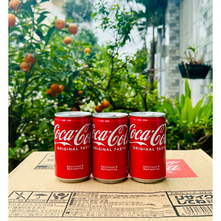 [THÙNG COCACOLA] Coca Cola lon mini (160ml) - Nhật Bản