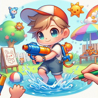 SET 10cái Đồ chơi súng nước, súng phun nước mini phù hợp cho mọi lứa tuổi