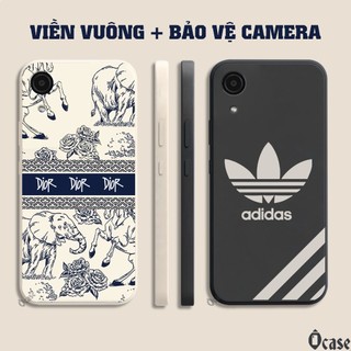 Ốp lưng Oppo A39 / A57 / A71 / NEO 9s gấu cạnh viền vuông có bảo vệ camera