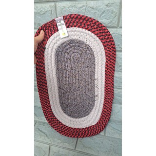 Thảm lau chân hình oval