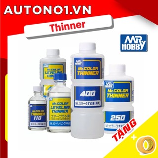 Dung dịch pha sơn thinner lacquer T104 - T108 - T111 - T117 - LEVELING - RAPID - ACRYLIC 400ML MR.HOBBY