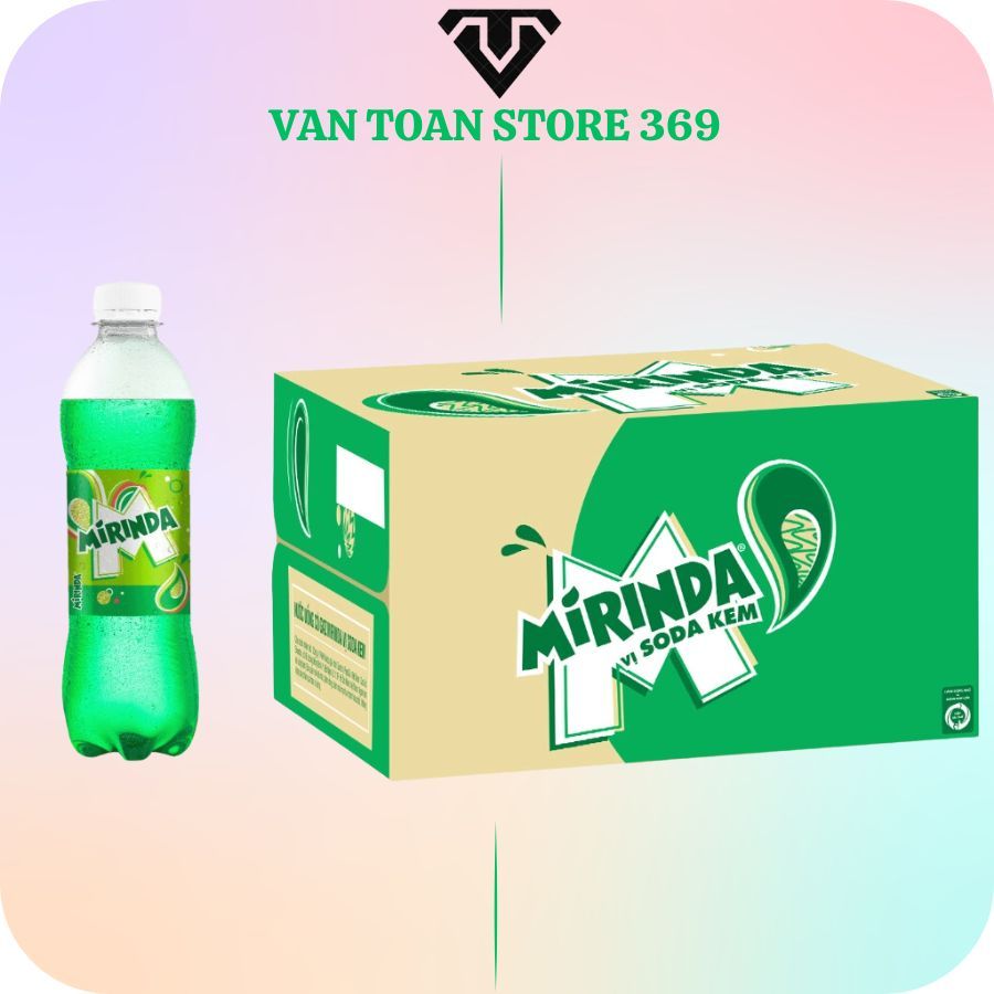 Nước ngọt có ga MIRINDA soda kem chai 390ml