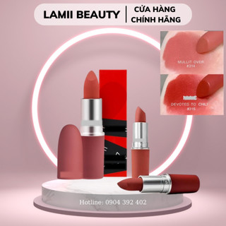 Son M.A POWDER KISS LIMITED VỎ ĐỎ 316/991 devoted to chilli/ 314/989 Mull it over/ son CLIO MELTING MATTE LIPS