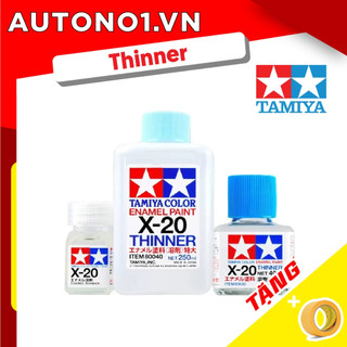 Enamel acrylic lacquer x20 thinner dung dịch pha sơn thinner 10ml 40ml 250ml tamiya