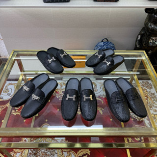 Giày Sục Nam  ✅ Giày hở gót Bảo hành nổ da bong đế 1 năm