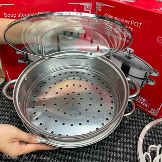 NỒI HẤP INOX 2 TẦNG ĐA NĂNG