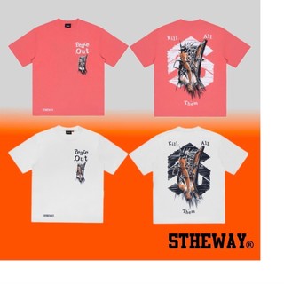 Áo thun tay ngắn cổ tròn 5THEWAY /peace out/ NEW TEE