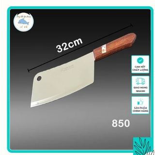 Dao chặt kiwi 850, dao chặt xương cán gỗ có lỗ tròn hàng thái lan chính hãng - tổng kho gia dụng lê hà