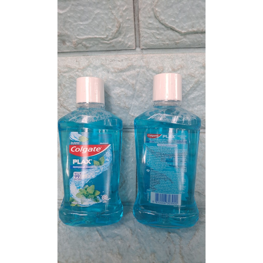 Nước Súc Miệng mini Bạc Hà Plax Colgate 100ml