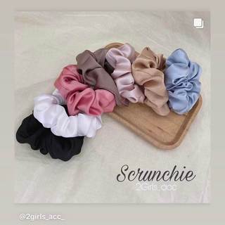 scrunchie cột tóc hoạ tiết hoa dễ thương nhiều kiểu