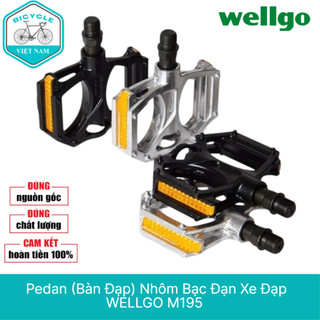 Pedan nhôm bạc đạn xe đạp wellgo m195