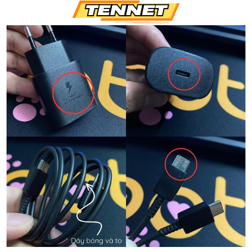 Bộ Củ và Dây Cáp Sạc Nhanh Samsung 25W Type C Cao Cấp, Sạc Siêu Nhanh Cho A30/A32/A34/A35/A50/A52/A54/A55/S22/S23/S24