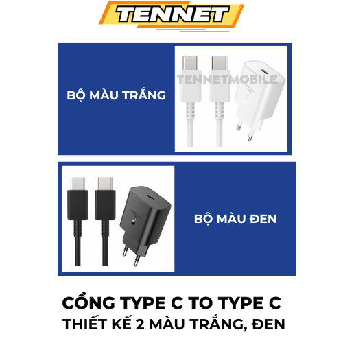 Bộ Củ và Dây Cáp Sạc Nhanh Samsung 25W Type C Cao Cấp, Sạc Siêu Nhanh Cho A30/A32/A34/A35/A50/A52/A54/A55/S22/S23/S24