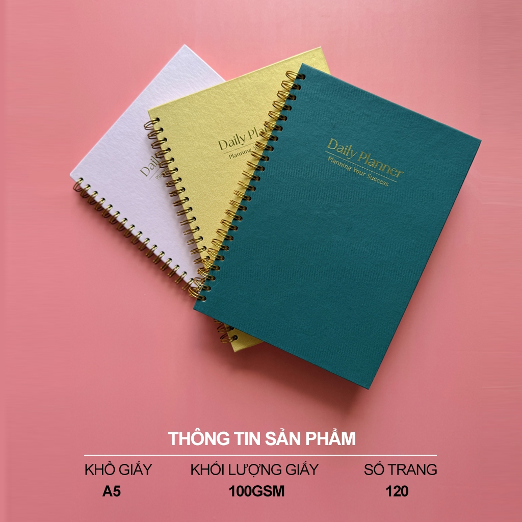 Sổ Lên Kế Hoạch Daily Planner -  Sổ Tay Planner Hiệu Quả