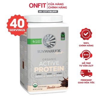 Sunwarrior Active Protein 1kg | Bột Protein Thực Vật Hữu Cơ, Sữa Bột Protein Thuần Chay