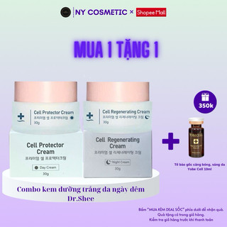 COMBO KEM DƯỠNG, BỘ KEM DƯỠNG TRẮNG DA NGÀY VÀ ĐÊM DR.SHEE 30GR mẫu mới nhất 2023