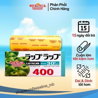 Màng bọc thực phẩm Laspalm CHÍNH HÃNG bọc thực phẩm siêu dai siêu dính cuộn lớn bảo quản rau củ quả