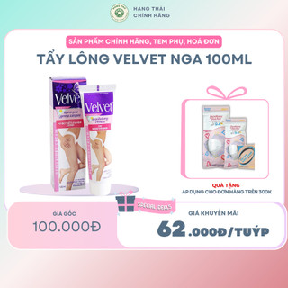 TẨY LÔNG VELVET NGA 100ml - Loại bỏ lông hiệu quả, làm mềm da, không gây kích ứng, thích hợp cho mọi vùng da nhạy cảm