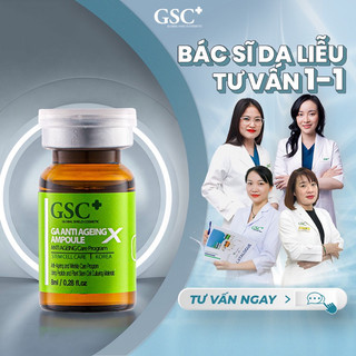 Tế bào gốc xóa sẹo thâm,sẹo rỗ, sẹo lõm GSC GA Anti Ageing Ampoule X 8ml