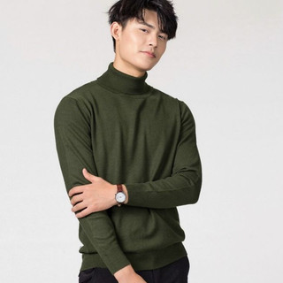 Áo len nam dài tay dáng trơn cổ lọ phong cách hàn quốc chất len mềm mịn ôm body áo ấm len nam đẹp thu đông cao cổ