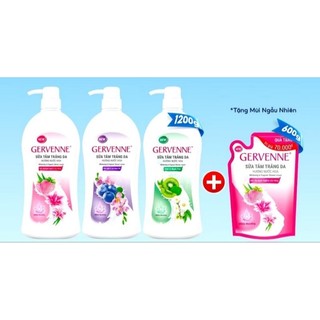 (1008) Sữa tắm Gervenne 1.2L tặng túi 600g