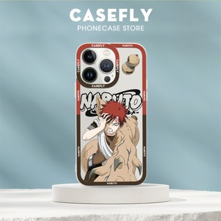 Ốp lưng iphone cạnh vuông trong suốt Casefly Naruto Gaara 6/7/7plus/8/8plus/x/xs/11/12//13/14/pro/promax