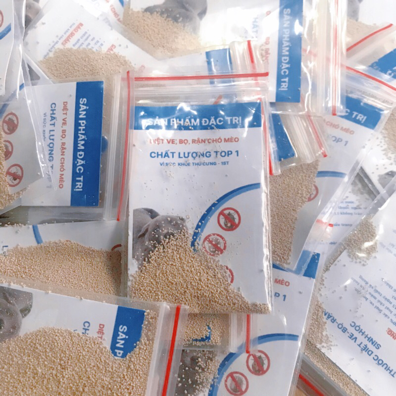 Gói tắm trị ve rận bọ chét cho chó mèo