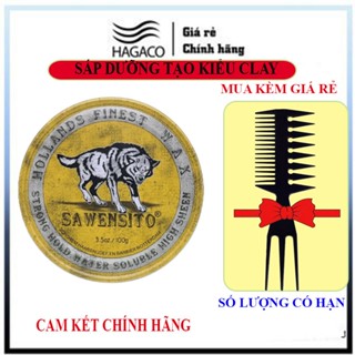 Sáp vuốt tóc SAWENSITO SÓI VÀNG tạo kiểu tóc giữ nếp tốt MN41