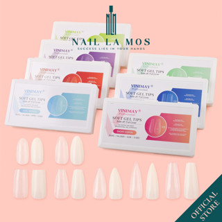 Móng úp Vinimay chính hãng mặt trơn - Hộp 552 móng tay giả 12 size đủ form (phom tròn, tròn nhọn, nhọn, vuông, thang)