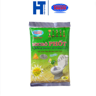Bột Micrô Phốt 200g màu xanh - Chế phẩm sinh học xử lý hầm cầu