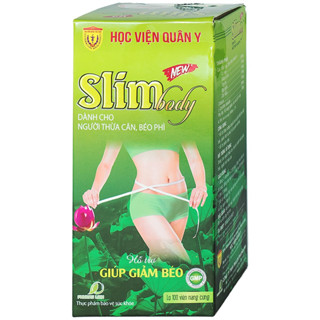  Liệu Trình Giảm Cân Tan Mỡ Bụng SLIM BODY NEW Học Viện Quân Y Việt Nam 100 Viên Hộp 