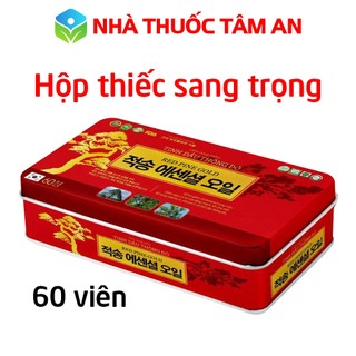 Viên uống Tinh Dầu Thông Đỏ Red Pine Gold giảm mỡ máu, tốt cho tim mạch, tốt cho mắt - Hộp 60 viên