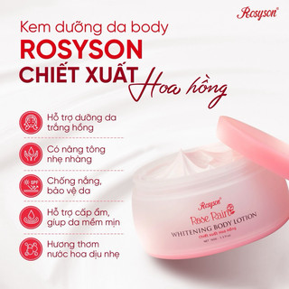 Kem body,kem dưỡng trắng da body,Kem body rosy thấm nhanh,chống nắng,dưỡng toàn thân
