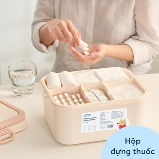 Hộp Đựng Thuốc Gia Đình Okina ,tủ đựng thuốc cỡ lớn tiện dụng Inochi