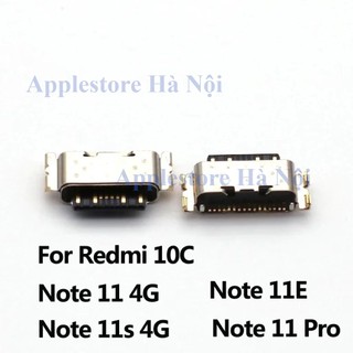 Set 10c Chân Sạc Redmi 10c Note 11 4G Note 11s Note 11 pro và nhiều máy khác
