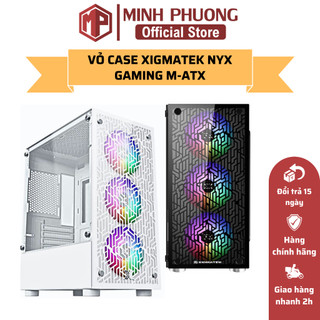 Vỏ case máy tính xigmatek nyx gaming m-atx - hàng chính hãng