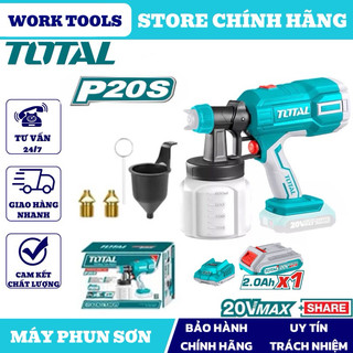 Total máy phun sơn dùng pin 20v tsgli20406 & tsgli2003