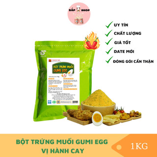 Bột trứng muối gumi egg vị cay gói 1kg - bắp shop
