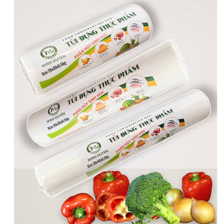 Combo 3 cuộn túi đựng thức ăn - tự phân hủy sinh học - mỗi cuộn 0,5kg - túi đựng Minh Duyên