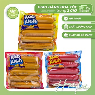 Xúc xích chay tiệt trùng | Thực phẩm chay ngon sạch, đồ chay | Tiệm Chay 2501