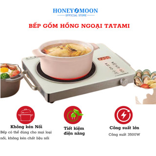 Bếp hồng ngoại cao cấp TATAMI [BẢN MỚI NHẤT 2024] Công suất 3500W