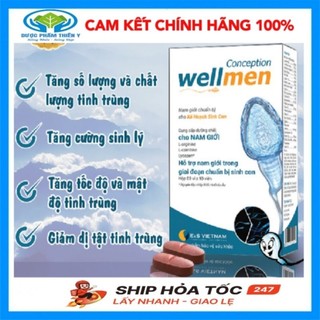 Bổ Tinh Trùng Wellmen Conception E&S vietnam - Tăng chất lượng tinh trùng, cải thiện sức khỏe nam giới