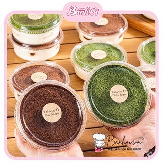 Hộp nhựa tròn đựng bánh Mousse, Hộp nhựa đựng bánh tiramisu, hộp đựng chè, Hộp tròn đựng bánh