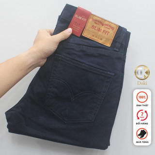 Quần Kaki Jean Màu Xanh Than KA-06, Quần Kaki Nam Dáng Ôm Đứng, Chất vải co giãn thoải mái - Doki ko