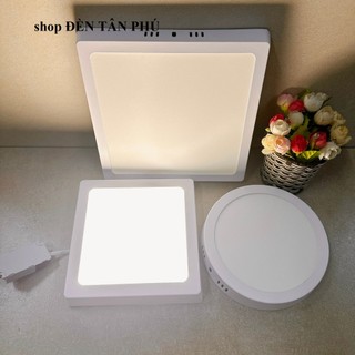 ĐÈN LED ỐP TRẦN NỔI. SÁNG 3 CHẾ ĐỘ( ánh sáng đổi TRẮNG-VÀNG TRUNG TÍNH- VÀNG sau mỗi lần tắt mở)