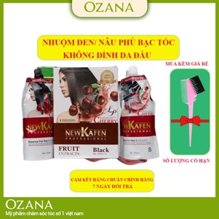  Thuốc nhuộm đen New Kafen cao cấp phủ bạc và không dính da đầu 500ML  RẺ VÔ ĐỊCH  
